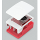 Gabinete ABS vermelho e branco para Raspberry Pi 5 - Thumb - 1