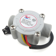 Sensor de Fluxo ZJ-S201B G1/2 1&ndash;30 L/min 5&ndash;15 V (&aacute;guas cinzas)