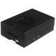 Gabinete de alum&iacute;nio preto para Raspberry Pi 5 compat&iacute;vel com coolers - Thumb - 1