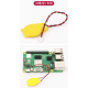 Bateria recarreg&aacute;vel de l&iacute;tio amarela com RTC para Raspberry Pi 5 - Thumb - 1