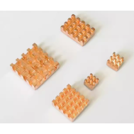 Conjunto de dissipadores de cobre e alum&iacute;nio para Raspberry Pi 5