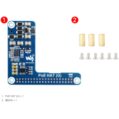 Waveshare PoE HAT (G) para Raspberry Pi e RP2040