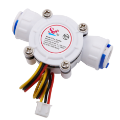 Sensor de Fluxo de &Aacute;gua ZJ-S301 0,3 a 10 L/min 5 a 24 V para Arduino