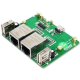 Placa de expans&atilde;o de rede dupla para Raspberry Pi e RP2040 - Thumb - 1