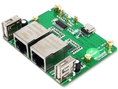 Placa de expans&atilde;o de rede dupla para Raspberry Pi e RP2040 - Imagem 1