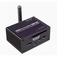 Placa de expans&atilde;o 4G CAT1 com case met&aacute;lico preto para Raspberry Pi Zero, Zero W e Zero 2 W