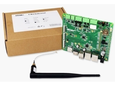 Backplane industrial CM4INDV12 para Raspberry Pi CM4, comunica&ccedil;&atilde;o 4G, porta serial RS485 e duas portas de rede - Imagem 1
