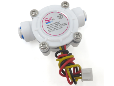 Sensor de Fluxo de &Aacute;gua ZJ-S402B (Sea) 0,3&ndash;6 L/min 5&ndash;24 V - Imagem 1