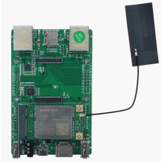 Placa IO Raspberry Pi CM4 4G Dual Ethernet com m&oacute;dulo GPS QUECTEL EC20 e conector FPC para antena