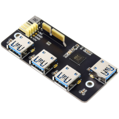 Placa adaptadora PCI-E para USB 3.2 Gen1 Tipo B para Raspberry Pi CM4 IO Board