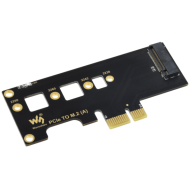 Adaptador PCIe para SSD M.2 NVMe com LED compat&iacute;vel com Raspberry Pi Compute Module 4 (CM4)
