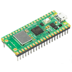 Raspberry Pi Pico WH placa RP2040 com headers soldados