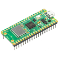 Raspberry Pi Pico WH placa RP2040 com headers soldados