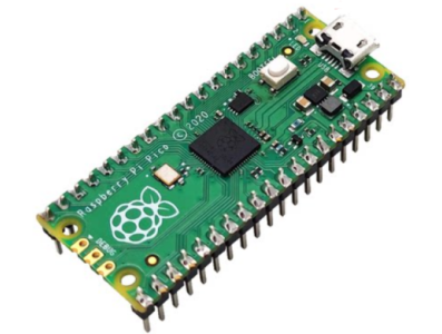 Placa de desenvolvimento Raspberry Pi Pico (RP2040) com soldagem - Imagem 7
