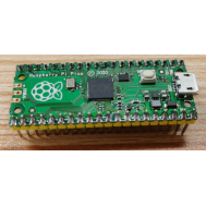 Placa compat&iacute;vel Raspberry Pi Pico (RP2040) com logotipo soldado