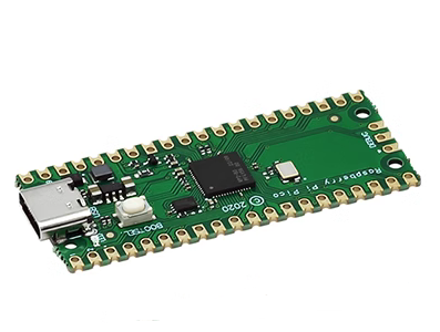 Placa compat&iacute;vel Raspberry Pi Pico (RP2040) com conector USB Tipo-C - Imagem 1