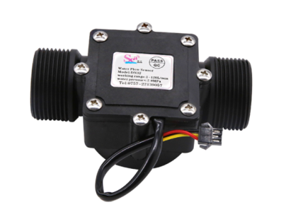 Sensor de Fluxo de &Aacute;gua Sea DN32 1,25'' 1 a 120 L/min 3,5 a 12 V (Arduino) - Imagem 1