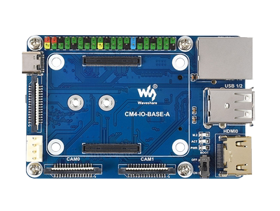 Placa base mini Waveshare CM4-IO-BASE-A para Raspberry Pi Compute Module 4 (CM4) - Imagem 1