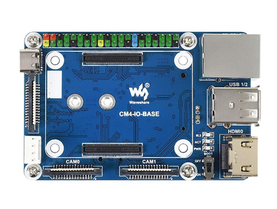 Waveshare CM4-IO-BASE-B Placa Base Mini para Raspberry Pi Compute Module 4 (CM4) - Imagem 1