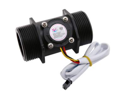 Sensor de Fluxo de &Aacute;gua Sea ZJ-DN40 G1 1/2 5-150L/min 5-24V para Arduino - Imagem 1