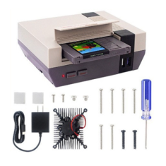 Retroflag NESPi 4 - Gabinete para Raspberry Pi 4 com compartimento para SSD