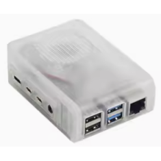 Gabinete transl&uacute;cido em ABS para Raspberry Pi 4B