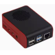 Carca&ccedil;a ABS preta e vermelha para Raspberry Pi 4B - Thumb - 1