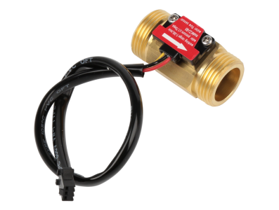 Sensor de Fluxo de &Aacute;gua ZJ-B5 G3/4 1-30 L/min 5-15 V Lat&atilde;o para Arduino - Imagem 1