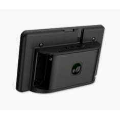 Case oficial preto para Raspberry Pi 4B compat&iacute;vel com display de 7 polegadas