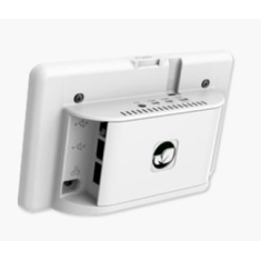 Gabinete oficial branco para Raspberry Pi 4B e display oficial de 7 polegadas
