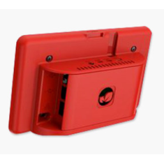 Case oficial vermelho para Raspberry Pi 4B e display de 7 polegadas