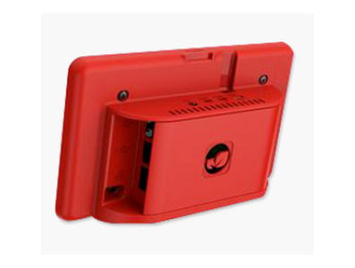 Case oficial vermelho para Raspberry Pi 4B e display de 7 polegadas - Imagem 1