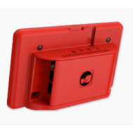 Case oficial vermelho para Raspberry Pi 4B e display de 7 polegadas