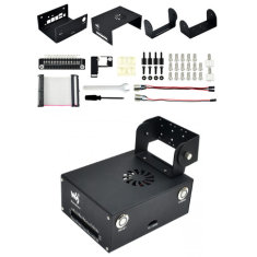 Case met&aacute;lico para Nvidia Jetson Nano Developer Kit com suporte para c&acirc;mera compat&iacute;vel com B01 e A02