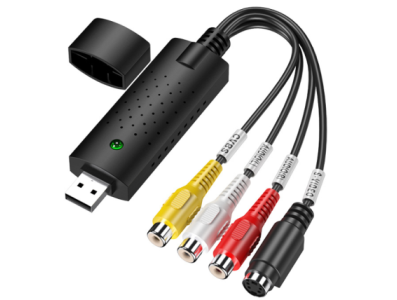 Adaptador USB 2.0 de captura de &aacute;udio e v&iacute;deo compat&iacute;vel com Windows 7/8/XP/Vista - Imagem 1