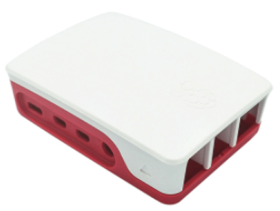 Gabinete ABS vermelho e branco para Raspberry Pi 4B - Imagem 7