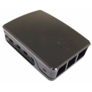 Gabinete ABS preto para Raspberry Pi 4B