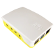 Gabinete ABS branco e amarelo para Raspberry Pi 4B - Thumb - 1