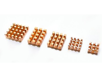 Dissipador 5 em 1 em cobre puro para Raspberry Pi 4B - Imagem 1