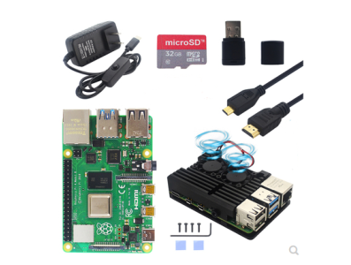 Raspberry Pi 4B M&oacute;dulo 2GB Kit B&aacute;sico - Imagem 1
