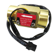 Sensor de Fluxo de &Aacute;gua ZJ-B9 G3/4 2-50 L/min 5-24V Lat&atilde;o