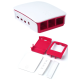 Gabinete ABS vermelho e branco para Raspberry Pi 4B - Thumb - 7
