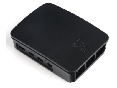 Carca&ccedil;a ABS preta para Raspberry Pi 4B - Imagem 7