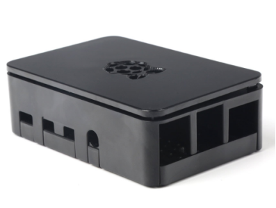 Gabinete em pl&aacute;stico ABS preto com logo para Raspberry Pi 4B - Imagem 7
