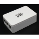 Gabinete em pl&aacute;stico ABS branco com logo para Raspberry Pi 4B - Thumb - 1