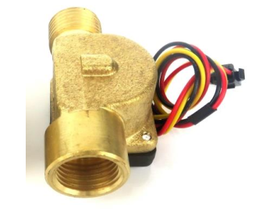 Sensor de Fluxo de &Aacute;gua (Sea) ZJ-B26 G1/2 1-30 L/min 4,5-18 V Lat&atilde;o - Imagem 1