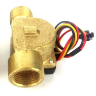 Sensor de Fluxo de &Aacute;gua (Sea) ZJ-B26 G1/2 1-30 L/min 4,5-18 V Lat&atilde;o