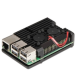 Gabinete em alum&iacute;nio preto com dupla ventoinha para Raspberry Pi 4B - Thumb - 7