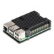 Gabinete de alum&iacute;nio preto para Raspberry Pi 4B - Thumb - 1