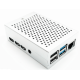 Gabinete em liga de alum&iacute;nio prateado com dissipa&ccedil;&atilde;o de calor para Raspberry Pi 4B, compat&iacute;vel com ventoinhas 3007/3010 - Thumb - 1